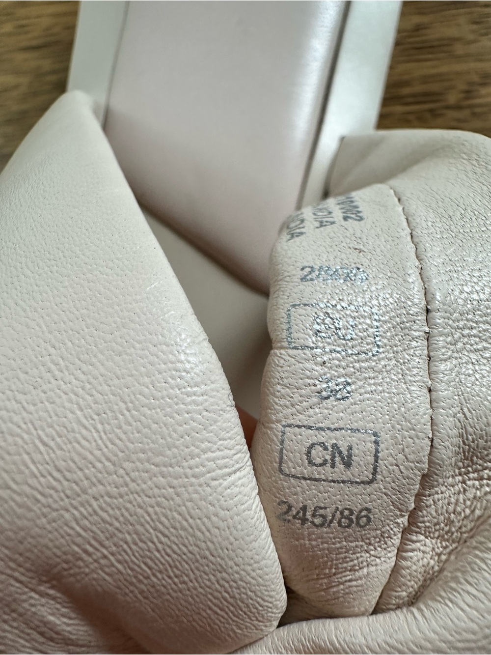 Zara Leather Knot Sandal Slides Off White Size 7.5 - Picture 9 of 11